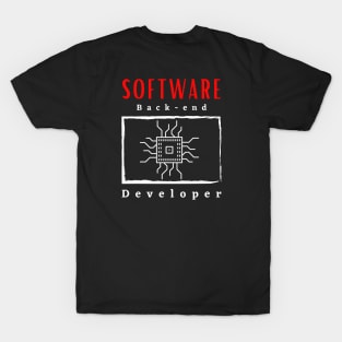 Software Back-End Developer motivational design T-Shirt